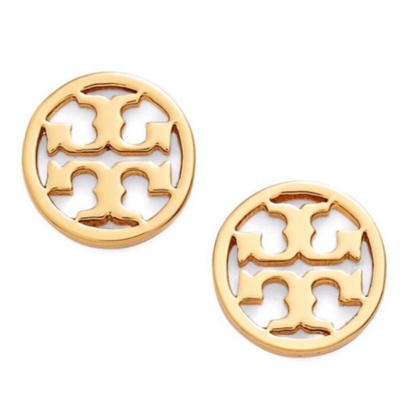 Tory Burch Jewelry - TORY BURCH • Gold Miller Delicate Logo Earrings